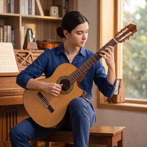 <span class=keywords><strong>Guitarra</strong></span> fina <span class=keywords><strong>de</strong></span> palisandro, instrumento <span class=keywords><strong>de</strong></span> <span class=keywords><strong>guitarra</strong></span> clásica recortada con pastilla, Flamenco Negra - Product Image 6