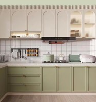 Porte d'armoire en bois de style chinois sur mesure, différentes couleurs, matériau mélamine/HPL, armoire de cuisine, portes d'armoire de cuisine
