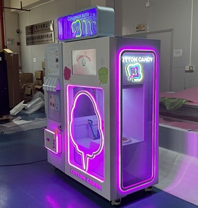 Nouveauté voiture forme intelligente barbe à papa fleur soie distributeur automatique Making Machine Robot Machine pour les petites entreprises - Product Image 6
