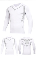 T-shirt de compression personnalisé pour homme – Élastique, séchage rapide, course à pied, basketball, sous-vêtement technique, fitness, collant de sport
