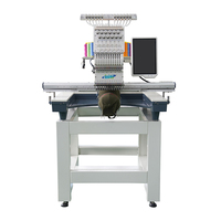 INITI Machine à broder les casquettes informatisée automatique industrielle Machines à broder les chapeaux plats commerciales à tête unique pour les chemises