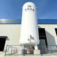 Réservoir de stockage cryogénique souterrain vertical à double paroi en acier au carbone pour CO2 liquide, cuve sous pression 30m 2,1 MPa, haute sécurité