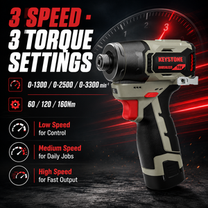 Tournevis à percussion multifonction <span class=keywords><strong>sans</strong></span> <span class=keywords><strong>fil</strong></span> à batterie lithium-ion 16V à couple élevé et moteur <span class=keywords><strong>sans</strong></span> balais - Product Image 3