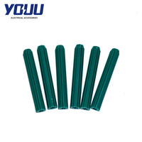 YOUU Ancre verte de haute qualité Prise murale en plastique extensible commune avec vis de Chine Mesure du système en pouces