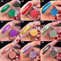 Fard à paupières métallique MLM avec finition scintillante haute brillance pour les marques de maquillage en marque blanche, logo personnalisé, OEM