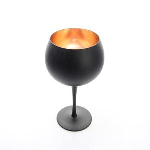 Calici da Vino a Palloncino Nero Opaco 660ML Design Vintage Bicchieri per <span class=keywords><strong>Gin</strong></span> Tonic con Logo Personalizzabile Ideali per Viaggi - Product Image 4