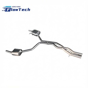 ชุดอัพเกรดท่อไอเสียแคทแบคสมรรถนะสูง 304 SS สำหรับ Audi A8 3.0T - Product Image 2