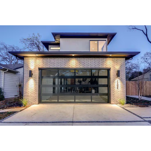Portes <span class=keywords><strong>de</strong></span> <span class=keywords><strong>garage</strong></span> sectionnelles en verre transparent insonorisées <span class=keywords><strong>de</strong></span> haute qualité avec porte piétonne - Product Image 5