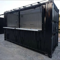 Vorgefertigte Straßen-Imbissstände für Bubble Tea und Eiscreme Mobile Container-Shops Restaurant Schnelle Outdoor-Food-Kiosk-Gestaltung zum Verkauf