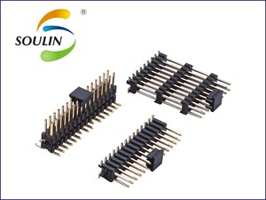 2.0mm doble fila de plástico altura 2.0mm PA9T SMT pin header conector con interior columna - Product Image 5