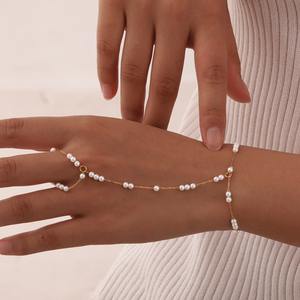 סיטונאי נירוסטה אופנתית צמיד מחובר עמיד למים צמיד אופנתית צמידים לנשים בנות מתנה - Product Image 3