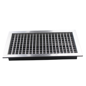 Вентиляционные жалюзи из нержавеющей стали, матовый серебристый настенный жалюзи - Product Image 4