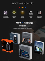 Adaptateur Carplay pour voiture avec Android 13, 2G+16G, Youtube, Netflix, boîte AI pour voiture, design gratuit