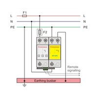 Usine SPD 30 + ans Telebahn 255V 385V AC 1 + NPE 50kA 100kA 200kA T1 1 Phase 230V TT1 + 1 Parafoudre de protection parafoudre SPD