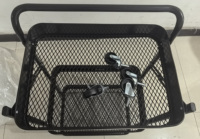 Chariot de rangement roulant en métal Portable à 3 niveaux support en métal pliable polyvalent chariot pliant roues utilitaire d'organisation de stockage