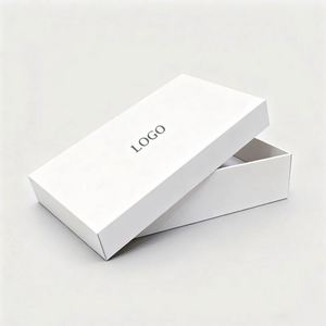 Factory Custom Recycling Ordinary White Paper Board Folders <b>Gift</b> Packaging <b>Box</b> with Lid Matt Lamination - Product Image 1