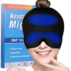 หน้ากากปิด<span class=keywords><strong>ตา</strong></span>หมวกน้ำแข็งบำบัด<span class=keywords><strong>หัว</strong></span>เจลเย็นสำหรับบรรเทาอาการ<span class=keywords><strong>ปวด</strong></span>หัวไมเกรนปรับแต่งได้ - Product Image 1