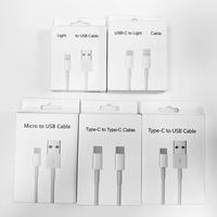 Cable de Sincronización de Datos USB-C a Tipo-C de Carga Rápida PD de 20W, Material TPE, Marca OEM, Personalizado al por Mayor para Teléfonos Móviles y Tabletas Android