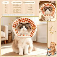 Nouveau collier éthylatoire anti-léchage et anti-morsure, imperméable, réglable, en éponge, pour chats et chiens, Teddy Island