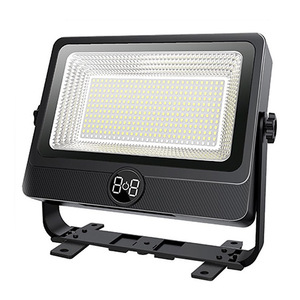 ไฟ LED ฟลัดไลท์กลางแจ้งพลังงานแสงอาทิตย์ทรงสี่เหลี่ยมกันน้ำกำลังสูงสำหรับการตั้งแคมป์ตลาดกลางคืนพ่อค้าแม่ค้าริมถนน - Product Image 1