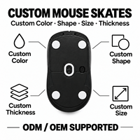 Pad Skate PTFE Berkinerja Tinggi untuk Finalmouse ULX Cheetah Wireless Memastikan Pelacakan Sempurna dan Luncuran Senyap di Semua Pad