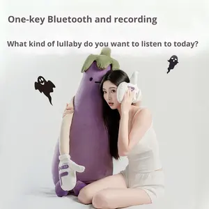 ตุ๊กตาปลอกหมอนฟูเมียน รูปมะเขือยาว ราชากล้วย ช่วยให้นอนหลับ สำหรับเด็กผู้หญิงและสตรีมีครรภ์ ของเล่นนวดผ่อนคลายช่วยให้นอนหลับ - Product Image 2