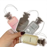 Diffuseur d'air pour voiture en forme de flacon de parfum de luxe |   Désodorisant aromathérapeutique solide longue durée