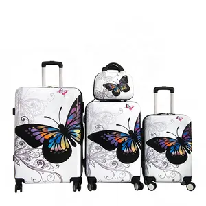 2023 модный дизайн, оптовая продажа чемоданов, дорожная сумка-тележка, от китайского завода по производству багажа