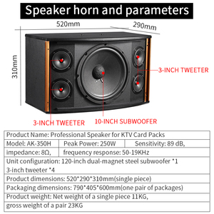 Professional Home KTV Sound System Party Audio Speaker Equipment With Two <b>Wireless</b> <b>Microphones</b> Wooden Home KTV Sound Sys - Product Image 4