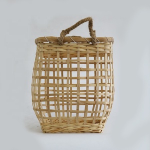 थोक सस्ते बांस विकर कपड़े धोने का भंडारण टोकरी चीन में किए गए - Product Image 3