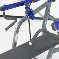 ROSEN Équipement de fitness commercial robuste pour salle de sport, banc de musculation horizontal isolaire à charge par plaques pour l'entraînement de la force pectorale