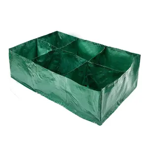 Vertak Outdoor 6 Cell Pe Grow Beutel für pflanzliche wasserdichte und UV-Proof Plastik Grow Bag