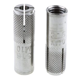 Ancrage encastrable en acier inoxydable 304 - Boulon d'expansion moleté robuste pour fixation et fixation de maçonnerie - Product Image 5