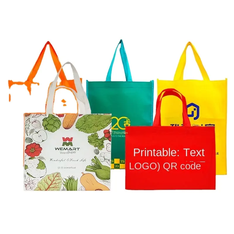 Feixin High-quality Shopping Tote Bags Large Capacity Eco-friendly Foldable Non Woven Bags With Strong Handle