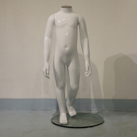 Maniquíes Infantiles Realistas de Cuerpo Completo sin Rostro, Material FRP Original Europeo, Postura de Pie para Exhibición de Ropa