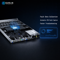 Serveur d'entreprise FusionServer 1158H V7 1U double socket en rack pour les applications professionnelles, le hébergement Web et les bureaux PME