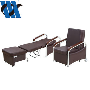 ПВХ искусственная кожа складной диван кровать медицинское кресло используется трансформер больничный стул кровать - Product Image 5