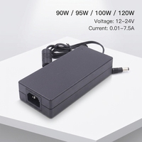 Adaptateur secteur AC/DC de bureau 90W 95W 100W, alimentation 12V 19V 21V 24V 0.1A 1.5A 5A avec prise C6/8/14/18, directement de l'usine