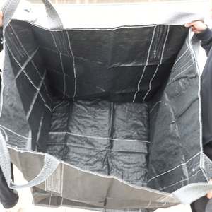 Custom Size Black Fibc <b>Bags</b> 1 Ton pp Woven Bulk <b>Bag</b> <b>Jumbo</b> <b>Bags</b> 1.5 Ton Super Sacks - Product Image 2