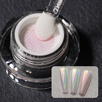 Poudre à ongles holographique YOKEFELLOW Aurora Chrome GT311, paillettes pour la décoration des ongles, pour la maison, le bricolage, le salon de manucure