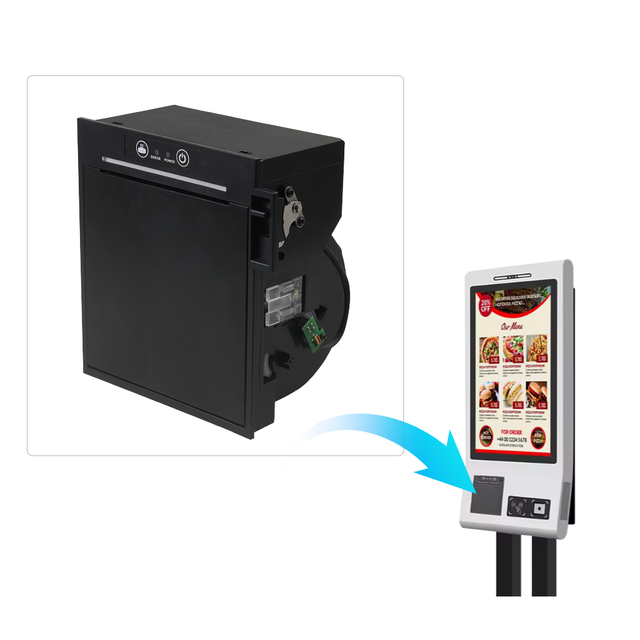 Cashino EP-381C 80mm Auto Cutter Direct Thermal RS232/TTL/USB Embedded Panel Thermal Receipt Printer