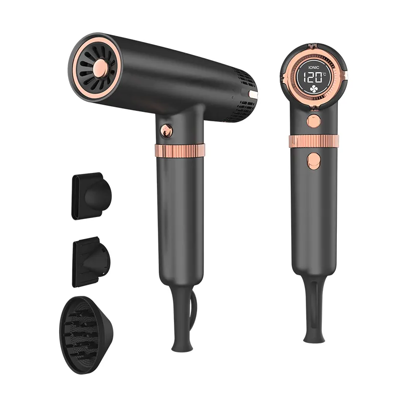 Manufacturers Hair Styler 110000 RPM Brushless Motor Ionic Blow Dryer with Diffuser Portable Hair Dryers with Magnetic Nozzle