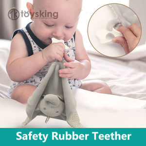 Manta Suave para Bebé con Oso <span class=keywords><strong>de</strong></span> Peluche - Manta <span class=keywords><strong>de</strong></span> Seguridad Infantil y Juguete <span class=keywords><strong>de</strong></span> Peluche Combinados, Toalla <span class=keywords><strong>de</strong></span> Abrazo para Dormir Recién Nacidos - Product Image 6