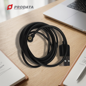 Cable Conector Magnético Tipo SMD 5V/12V 50cm Carga Rápida Pogo Pin para Relojes Inteligentes Conductor de Cobre Transferencia de Energía/Datos - Product Image 1