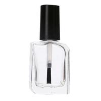 Flacon de 3ml pour diffuseur de vernis à ongles avec brosse à vis vide à capuchon carré 10ml 15ml Produits parfumés pour l'emballage des verres