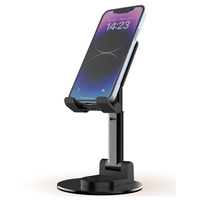 Support de tablette A213 avec rotation à 360 degrés pour iPad, accessoires de bureau, support d'écran portable, réglable, pliable pour les voyages