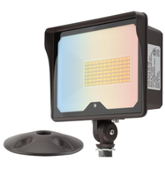 Reflector LED de 55W IP65 de Alta Luminosidad, Ángulo de Haz de 120°, Regulable con Fotocélula, Montaje en Pared para Almacén/Patio/Jardín/Garaje