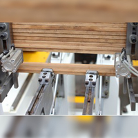 SAMACH Machine à tenonner CNC à double extrémité pour le travail du bois, machine à tenonner CNC pour chaise en bois massif