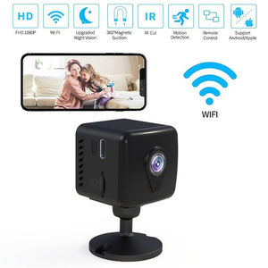 140 grados gran angular IR visión nocturna detección de movimiento Wifi Mini cámara de seguridad para el hogar Q18 <span class=keywords><strong>HIDVCAM</strong></span> cámara inalámbrica de batería de tablero - Product Image 2