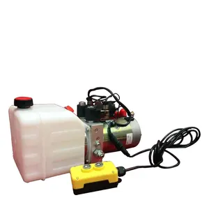 2024 Hot Dc 12v Manual Pump Remote Control Internal Gear Pump Mini Hydraulic Power Unit